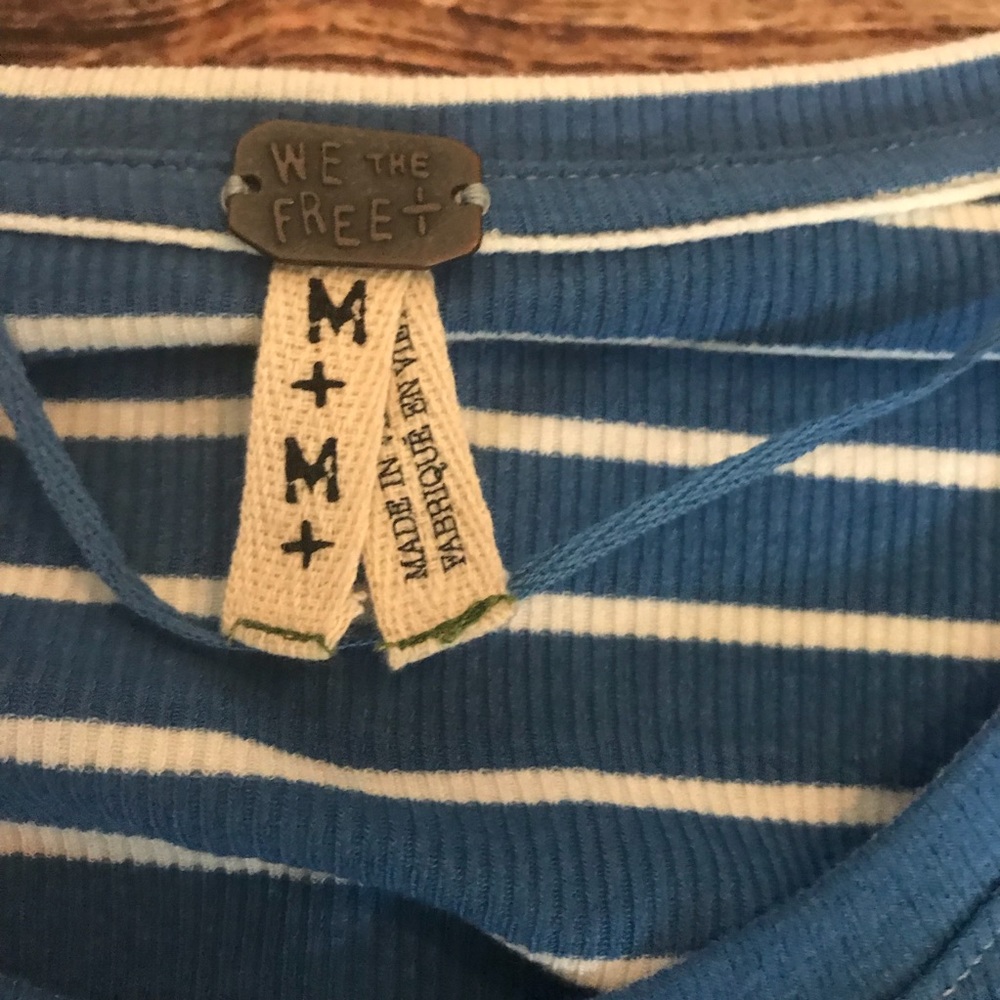 NWT Free People Striped Top - Picture 6 of 8